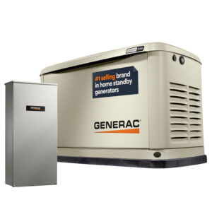 Standby Generator, 10kW | With 16-Circuit Transfer Switch | WiFi Enabled