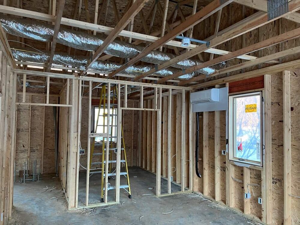 New build electrical work in progress